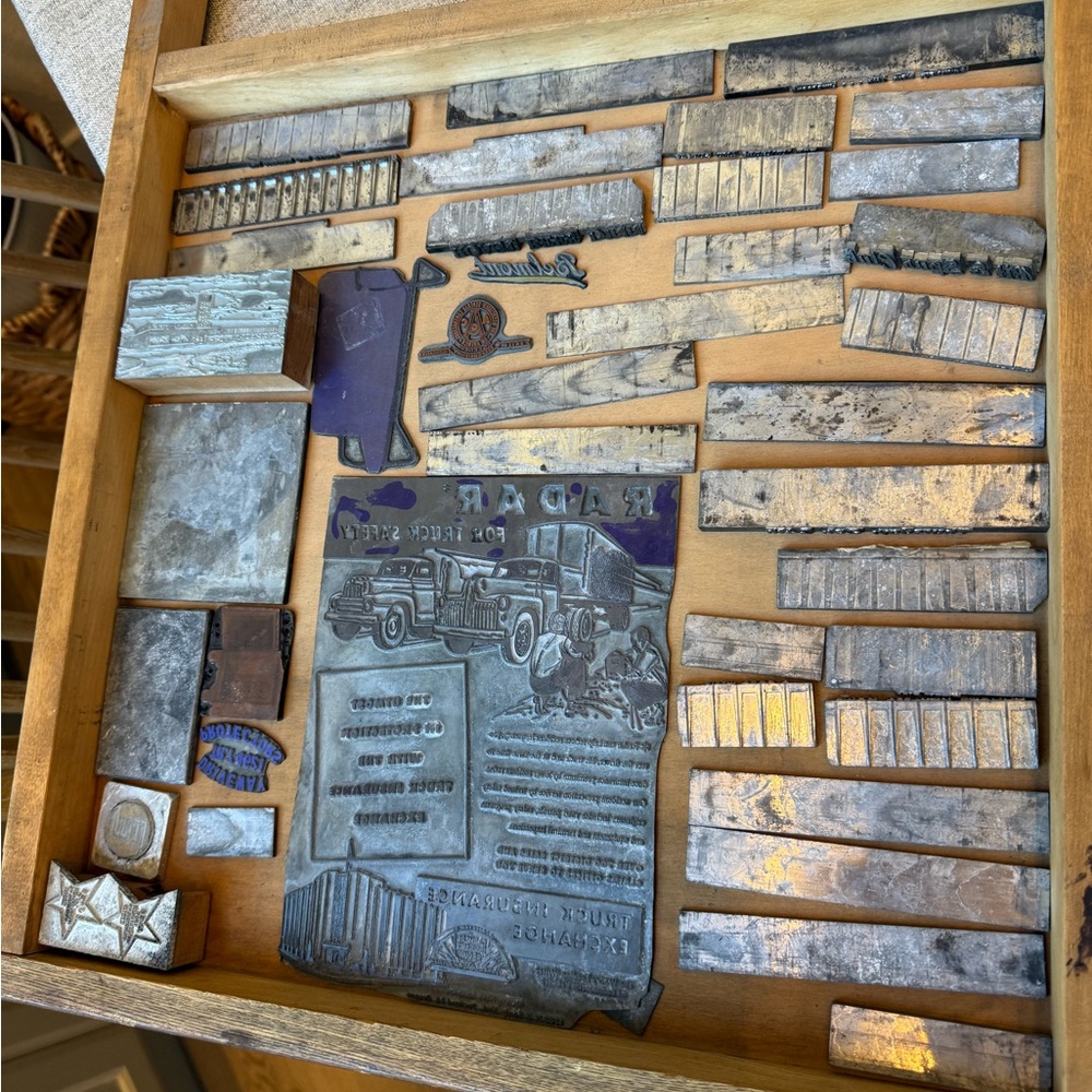 Vintage Printing Block Set - Picture 6 of 16